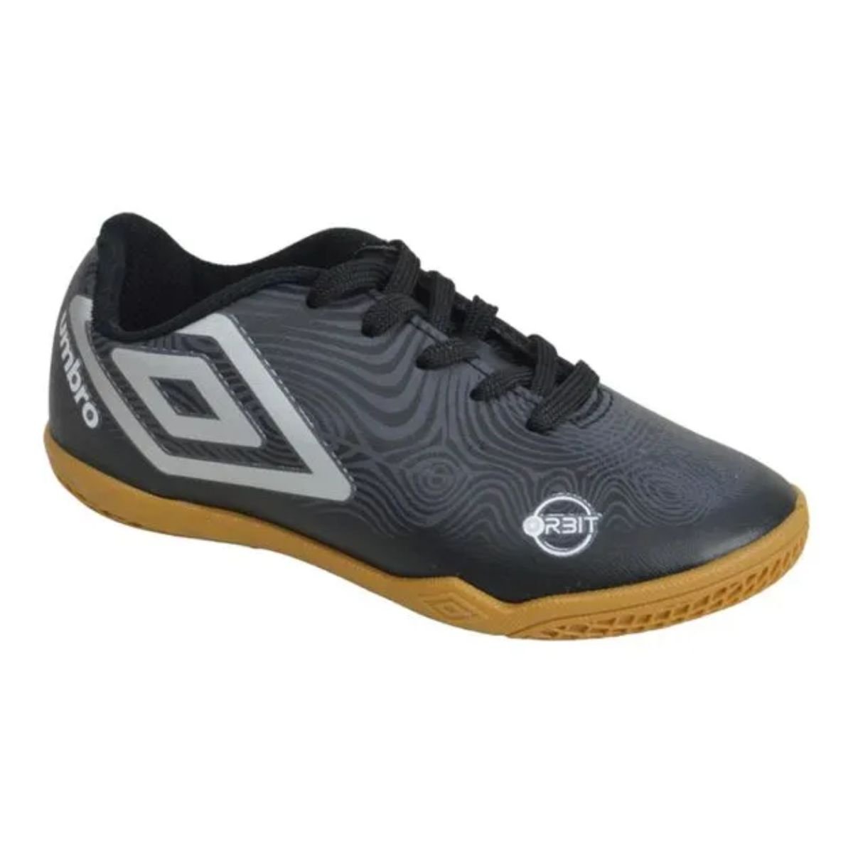Chuteira Indoor Infantil Orbit Umbro Preto Preto 1