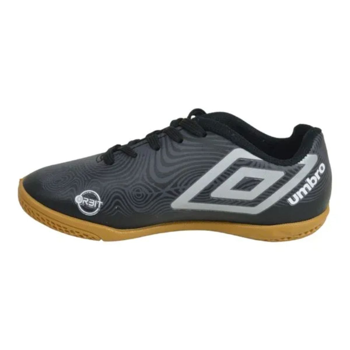 Chuteira Indoor Infantil Orbit Umbro Preto Preto 4