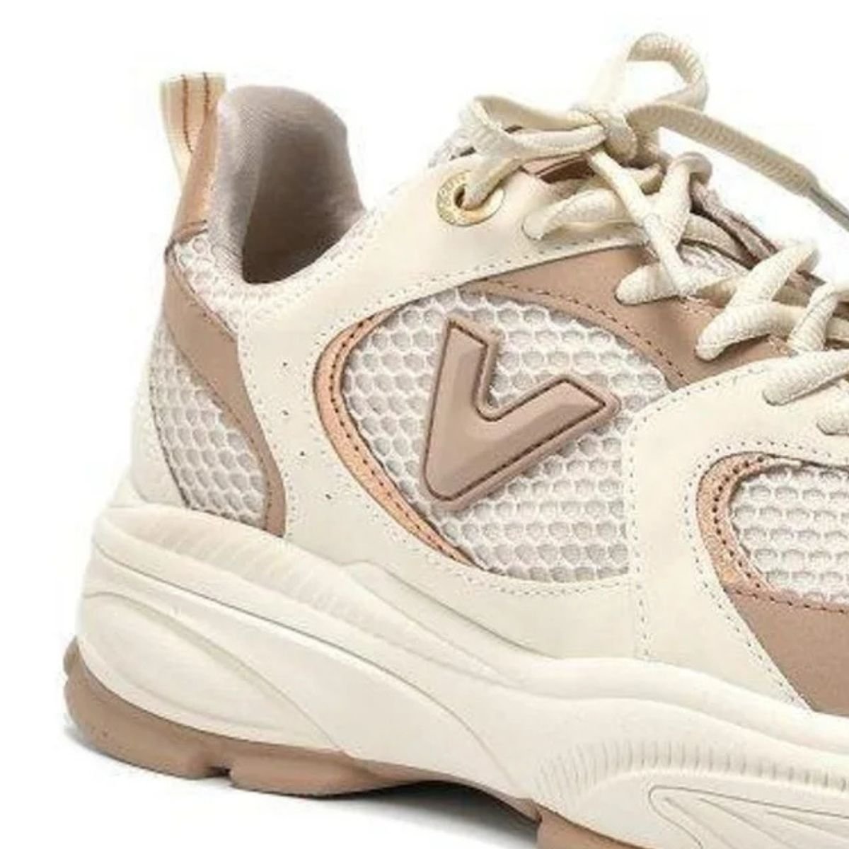 Tenis Moda Fem Tenis Moda Via Marte 135-003-04- Bege 5