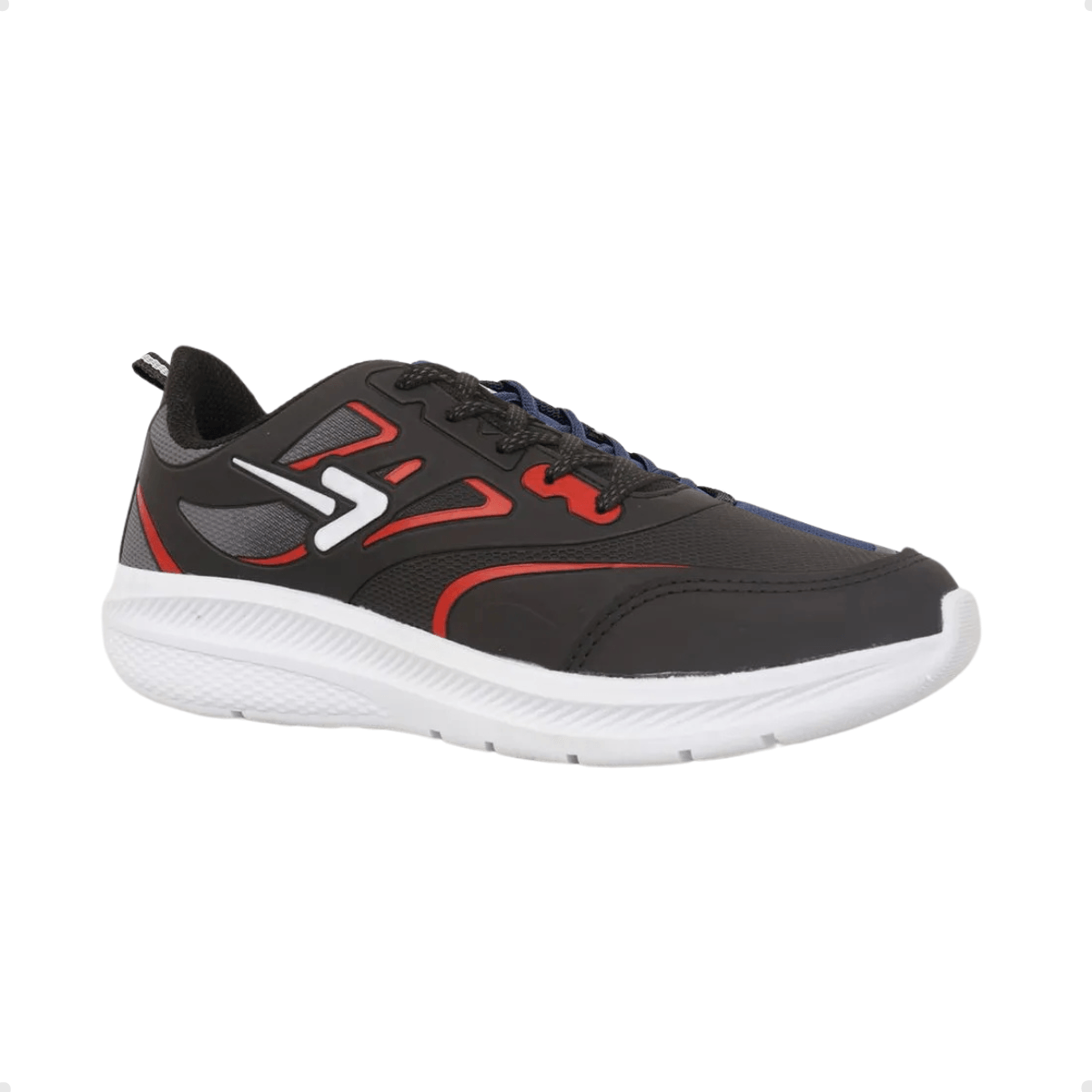 Tênis Masculino Running Box 200 Preto E Vermelho Preto 1