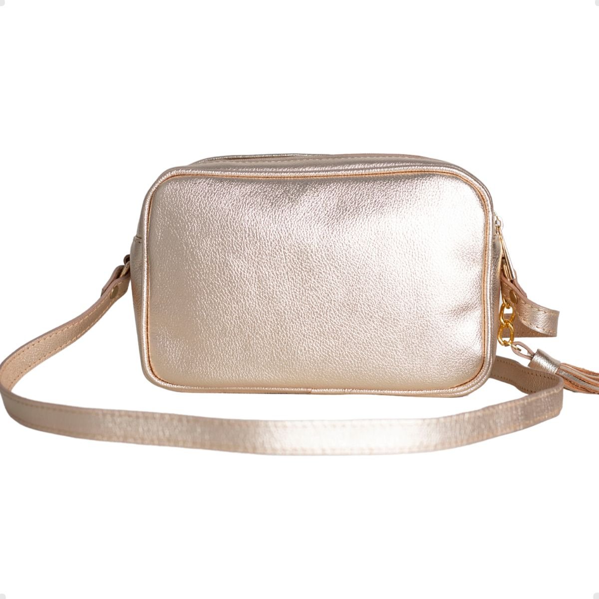 Bolsa Feminina Tiracolo Dayane Magalhães Fendy Dourado 5