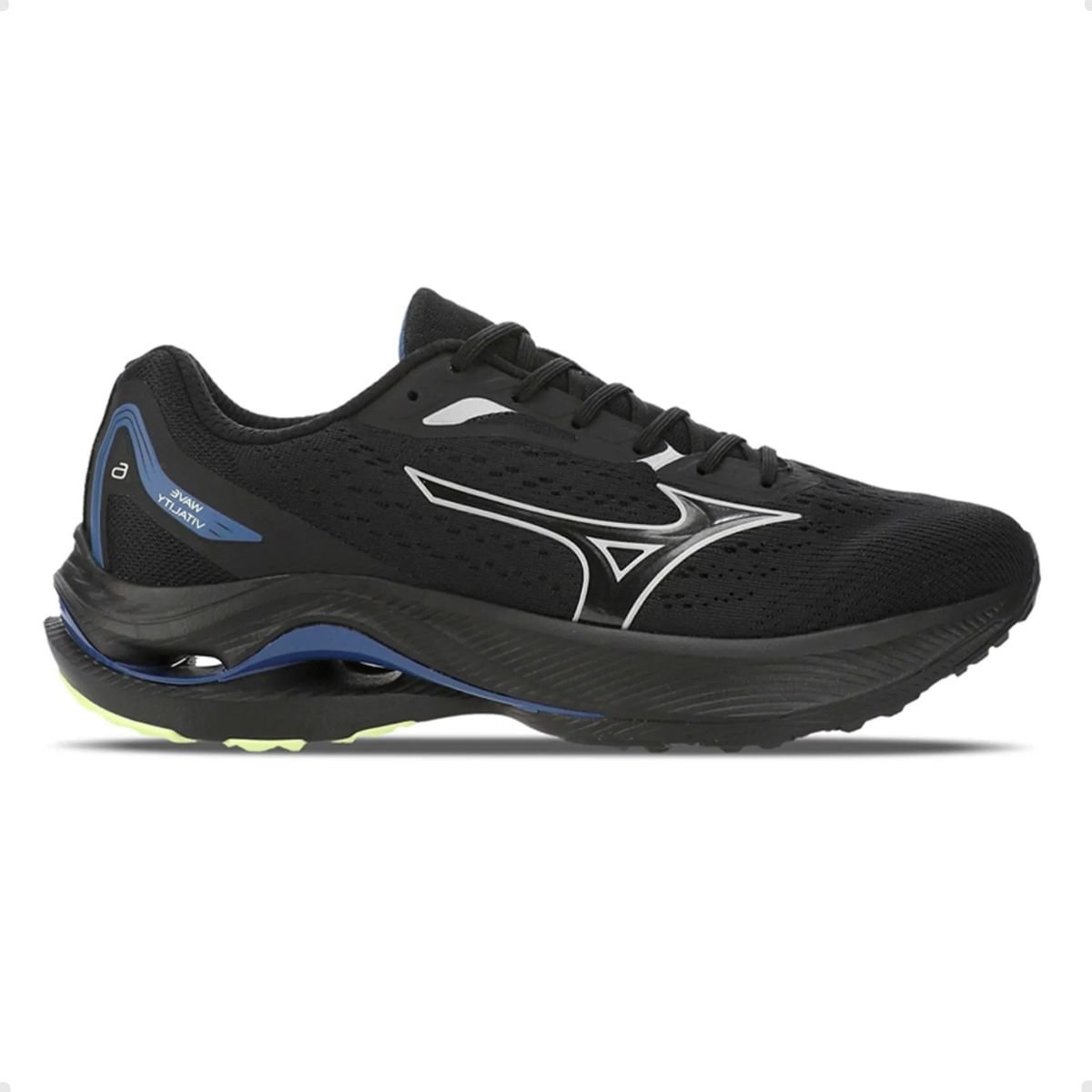 Tênis Running Masculino Mizuno Wave Vitality 6 Preto Preto 1