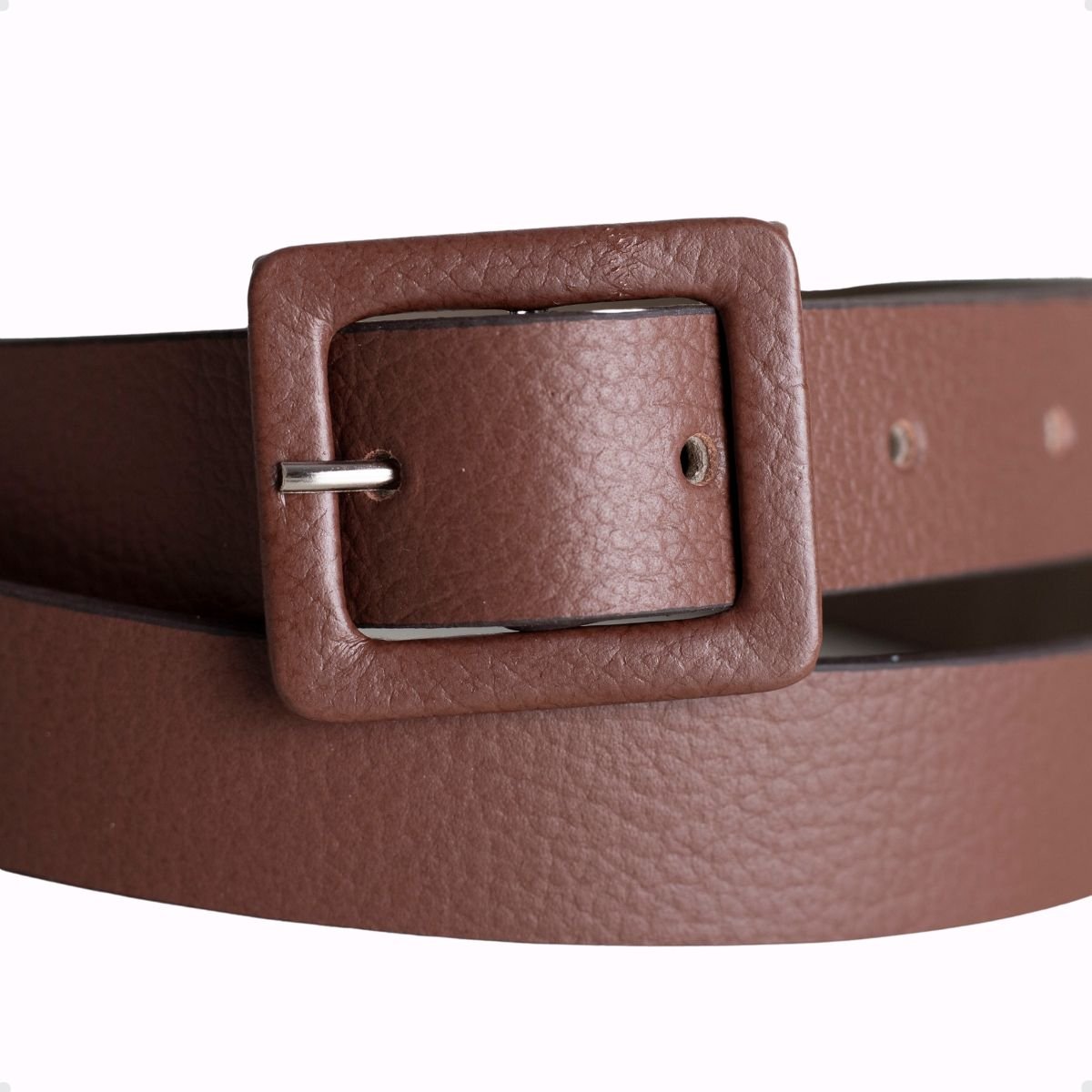 Cinto Em Couro Nati Dayane Magalhães Tost Marrom 5