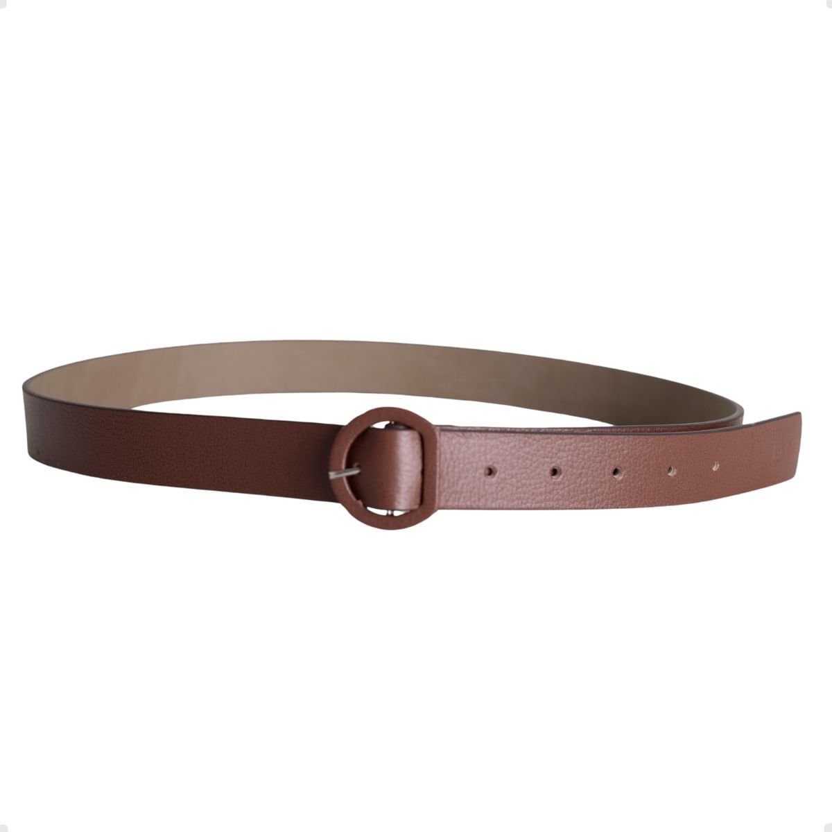 Cinto Em Couro Fer Dayane Magalhães Tost Marrom 2