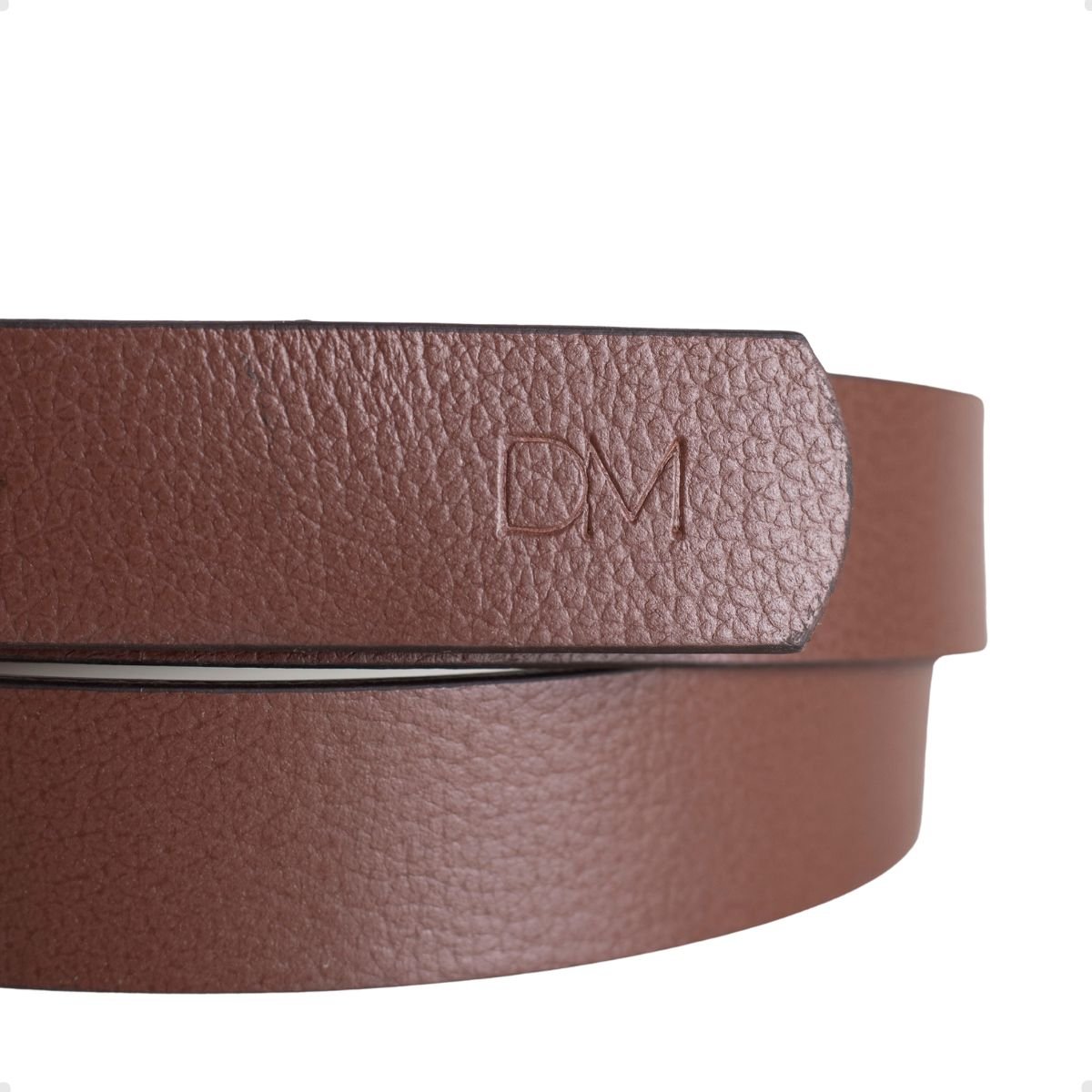 Cinto Em Couro Fer Dayane Magalhães Tost Marrom 4