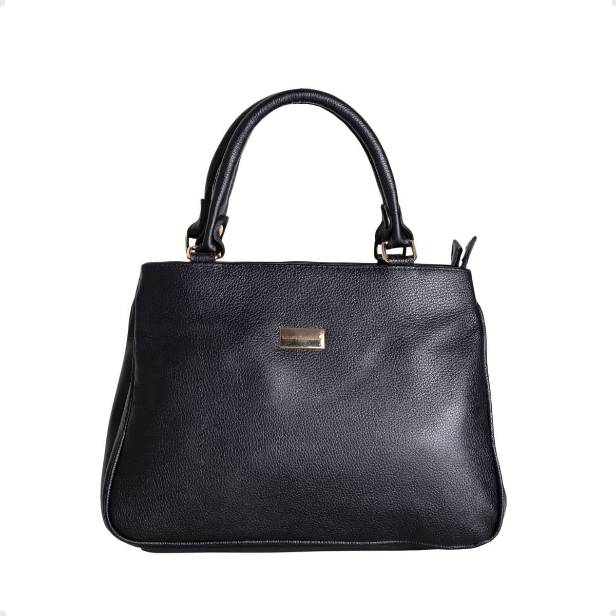 Bolsa Feminina Tiracolo Dayane Magalhães Preta Preto 1