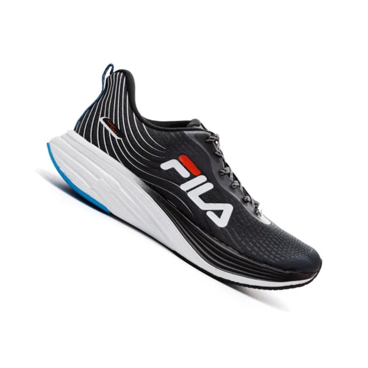Tênis Running Masculino Fila Racer Curve 2 Preto Preto 5