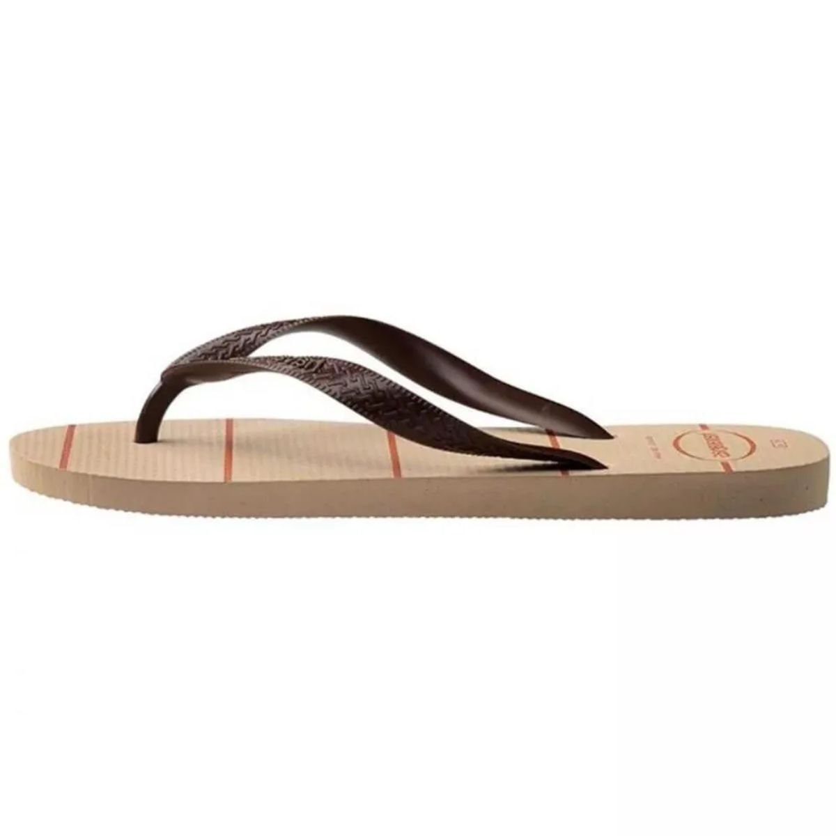 Chinelo Masculino Dedo Havaianas Color Essential Bege Bege 2