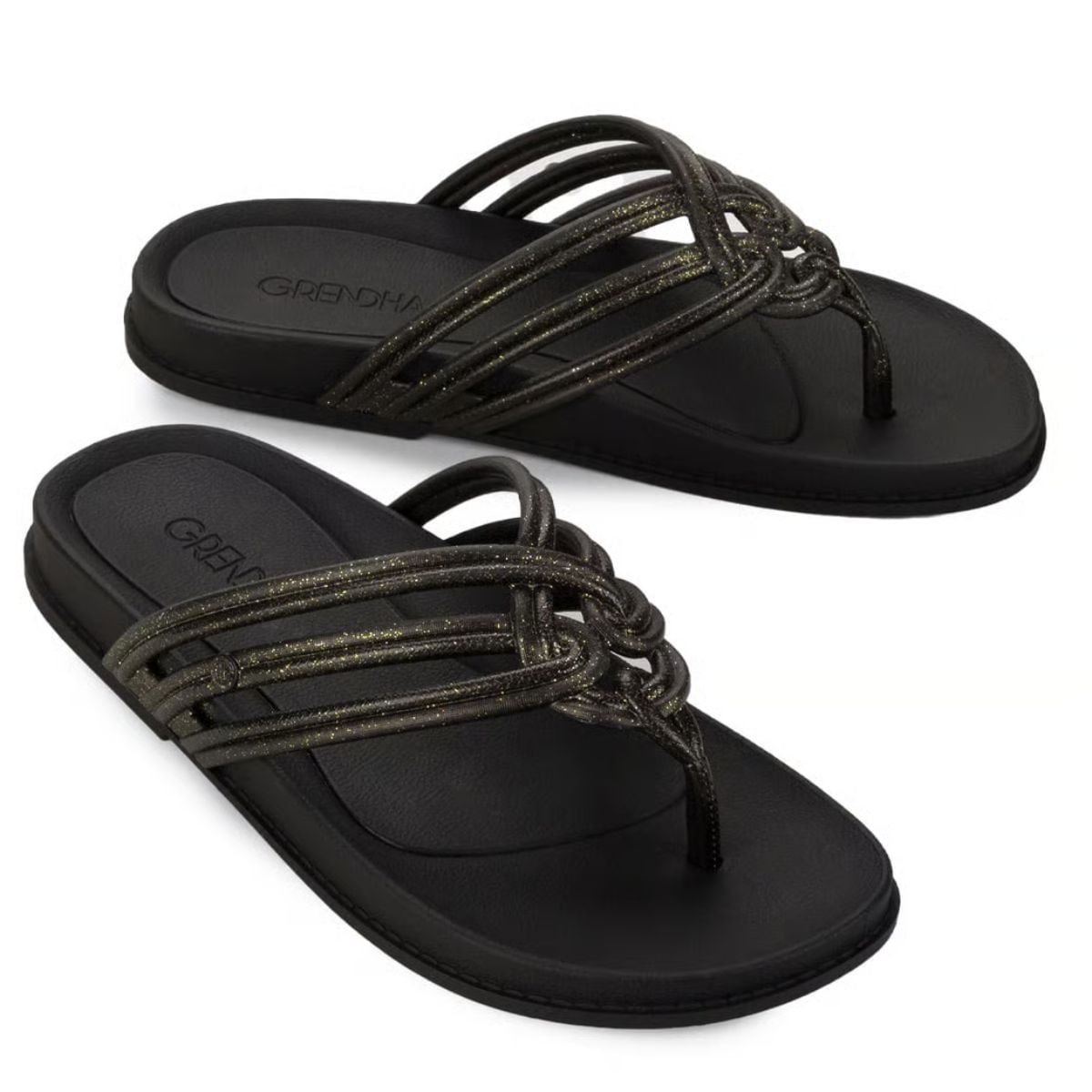 Tamanco Feminino Papete Grendene Hera Preto Preto 3