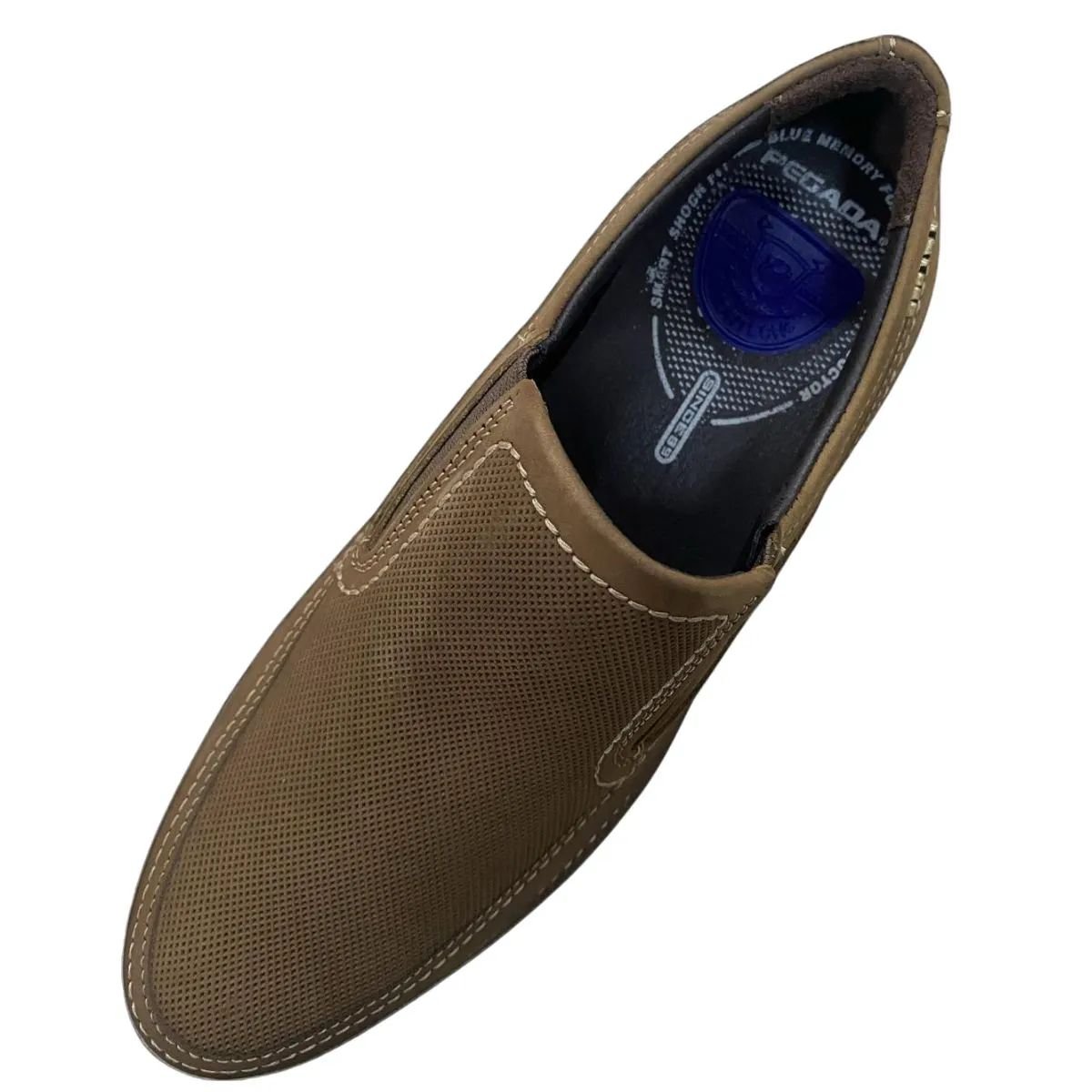 Sapato Masculino Esporte Fino Pegada Marrom Marrom 2