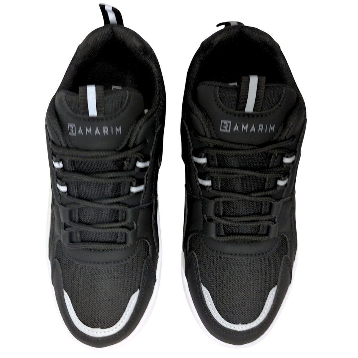 Tênis Moda Feminino Casual Ramarim Preto Preto 2