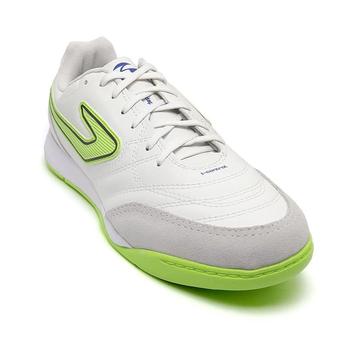 Chuteira Indoor Masculina Topper Maestro Club V Branco E Verde Branco 2
