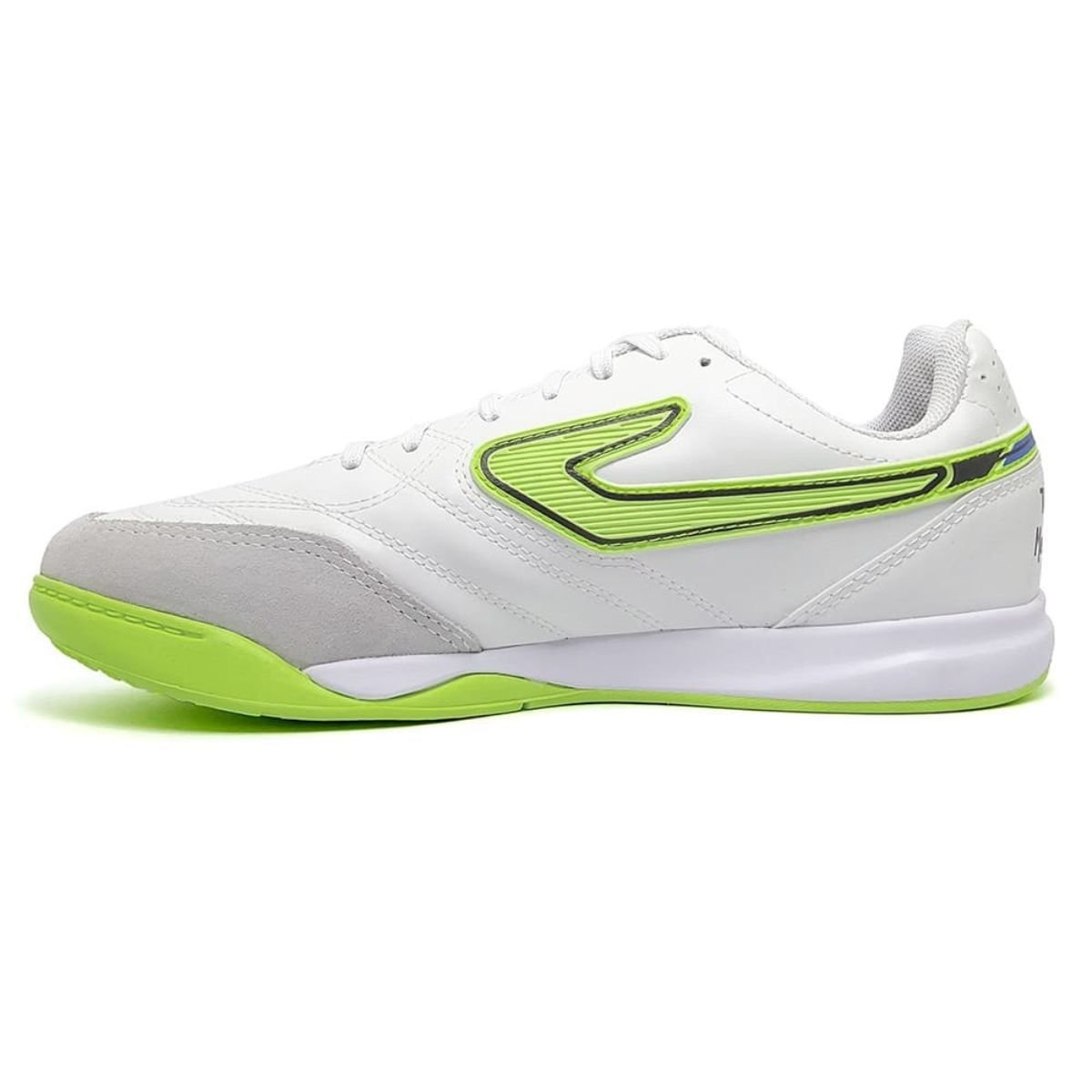 Chuteira Indoor Masculina Topper Maestro Club V Branco E Verde Branco 4