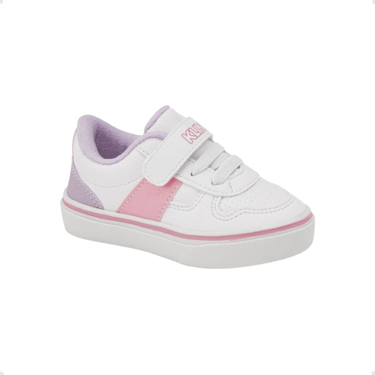 Tênis Casual Infatil Klin Menina Branco