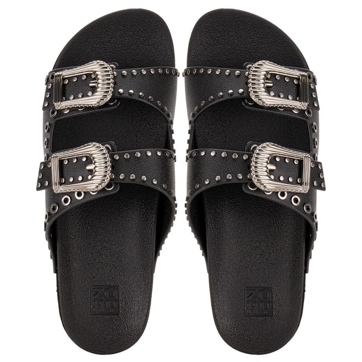 Tamanco Feminino Papete Zaxy Hold Preto Preto 2