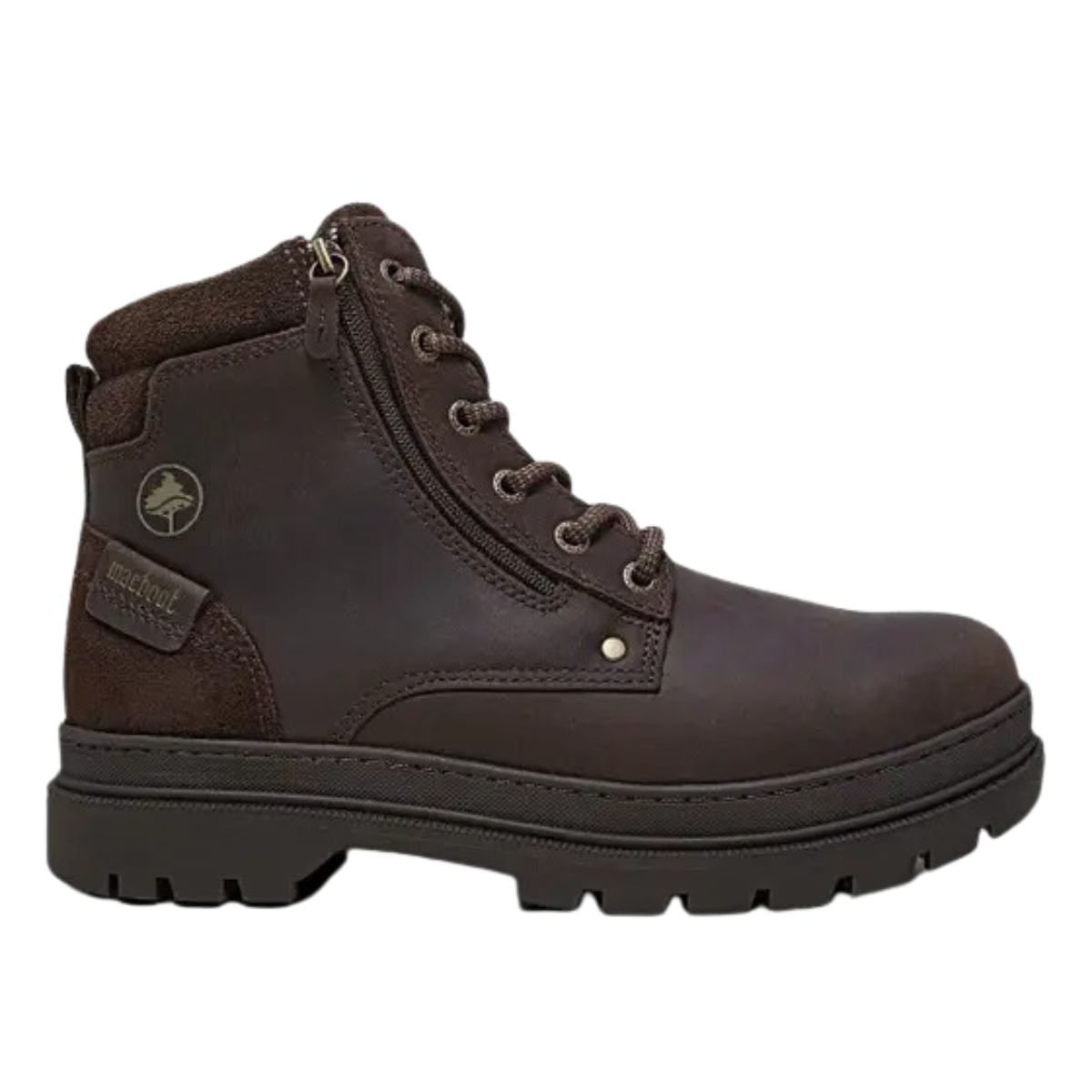 Bota Masculina Coturno Mac Boot Cumaru Marrom