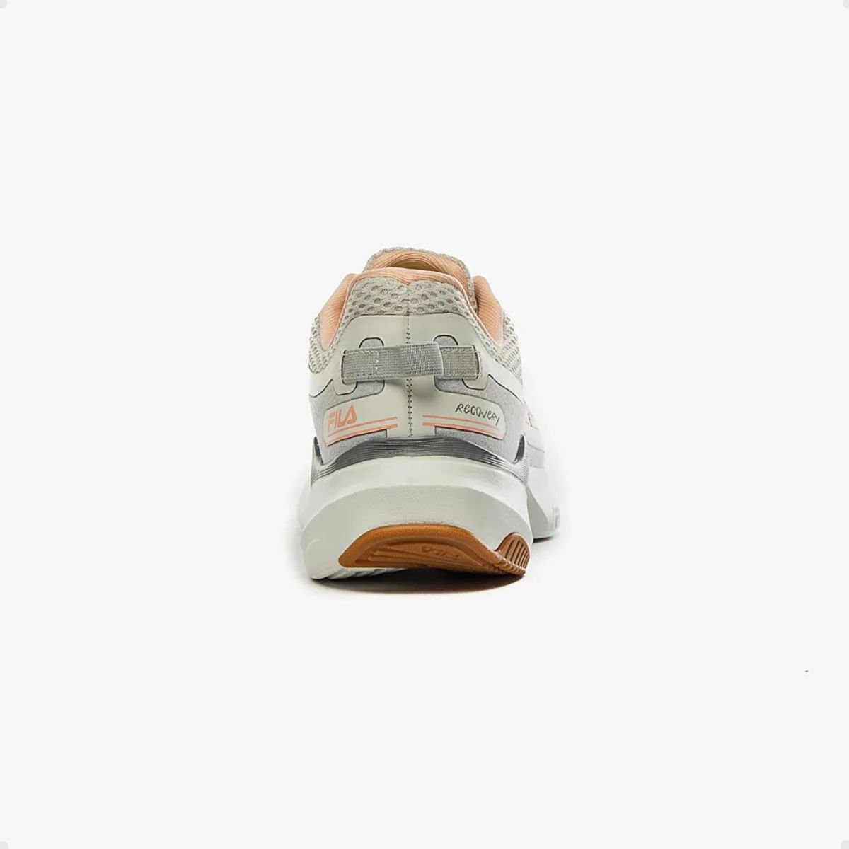 Tênis Running Feminino Fila Recovery Branco Cinza/Bronze 4