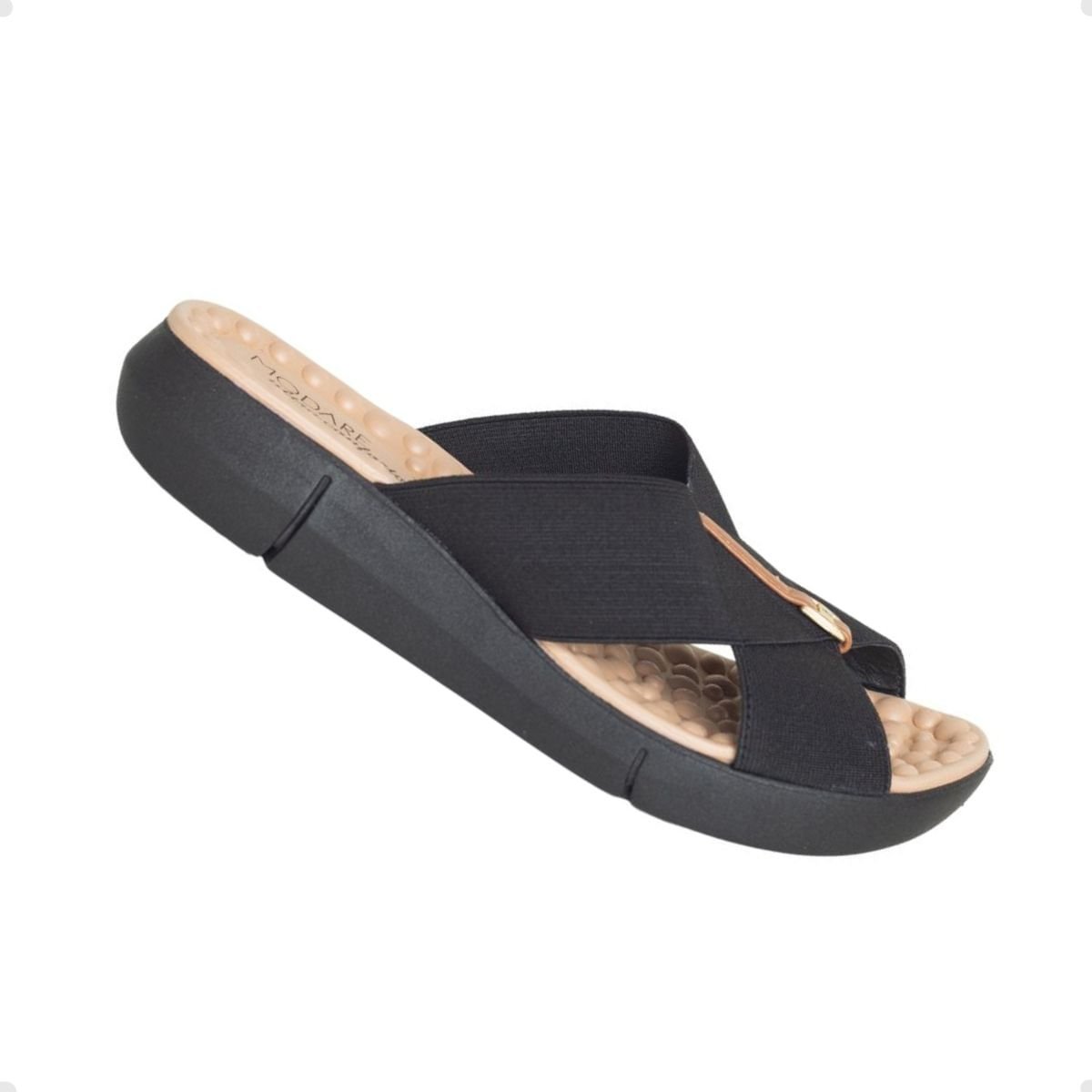 Tamanco Feminino Anabela Modare Preto Preto 5