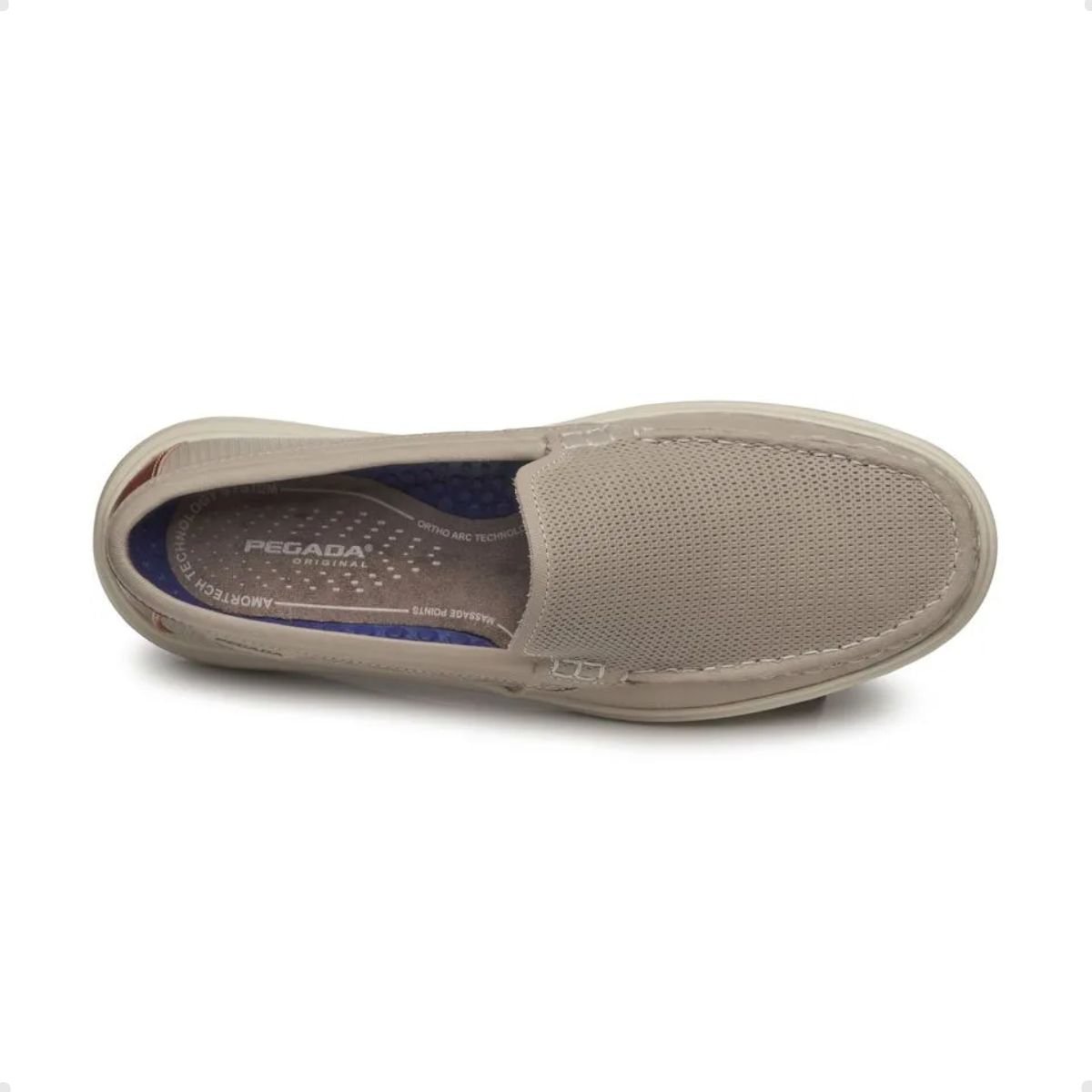 Mocassim Masculino Pegada Navale Cinza Cinza 3