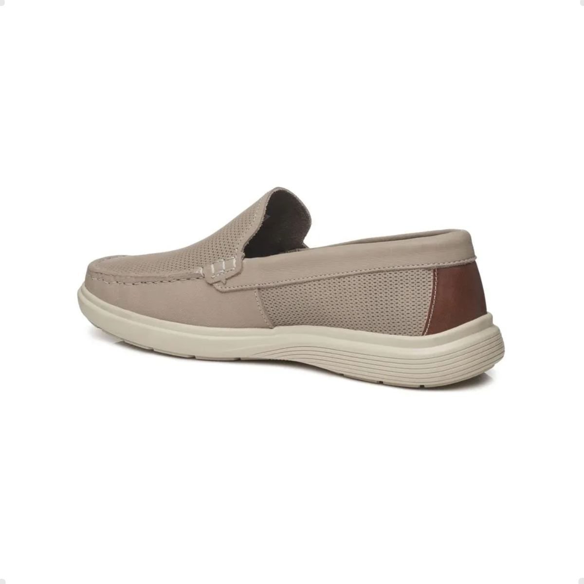 Mocassim Masculino Pegada Navale Cinza Cinza 4