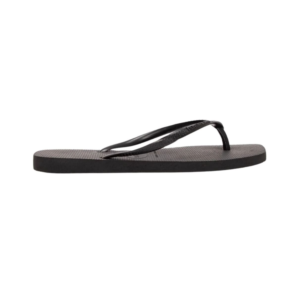 Chinelo Feminino Dedo Slim Square Havaianas Preta Preto 2