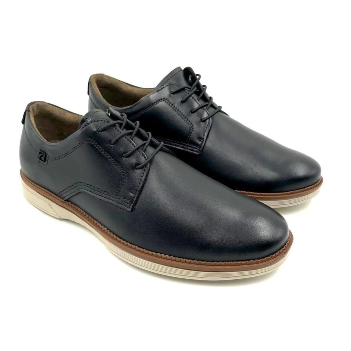 Sapato Masculino Esporte Fino Pegada Preto Preto 2