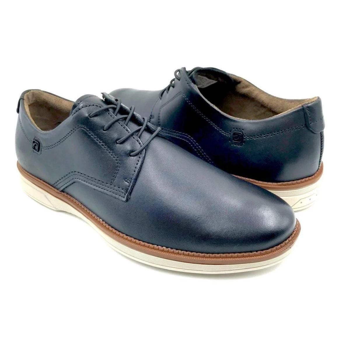 Sapato Masculino Esporte Fino Pegada Preto Preto 3