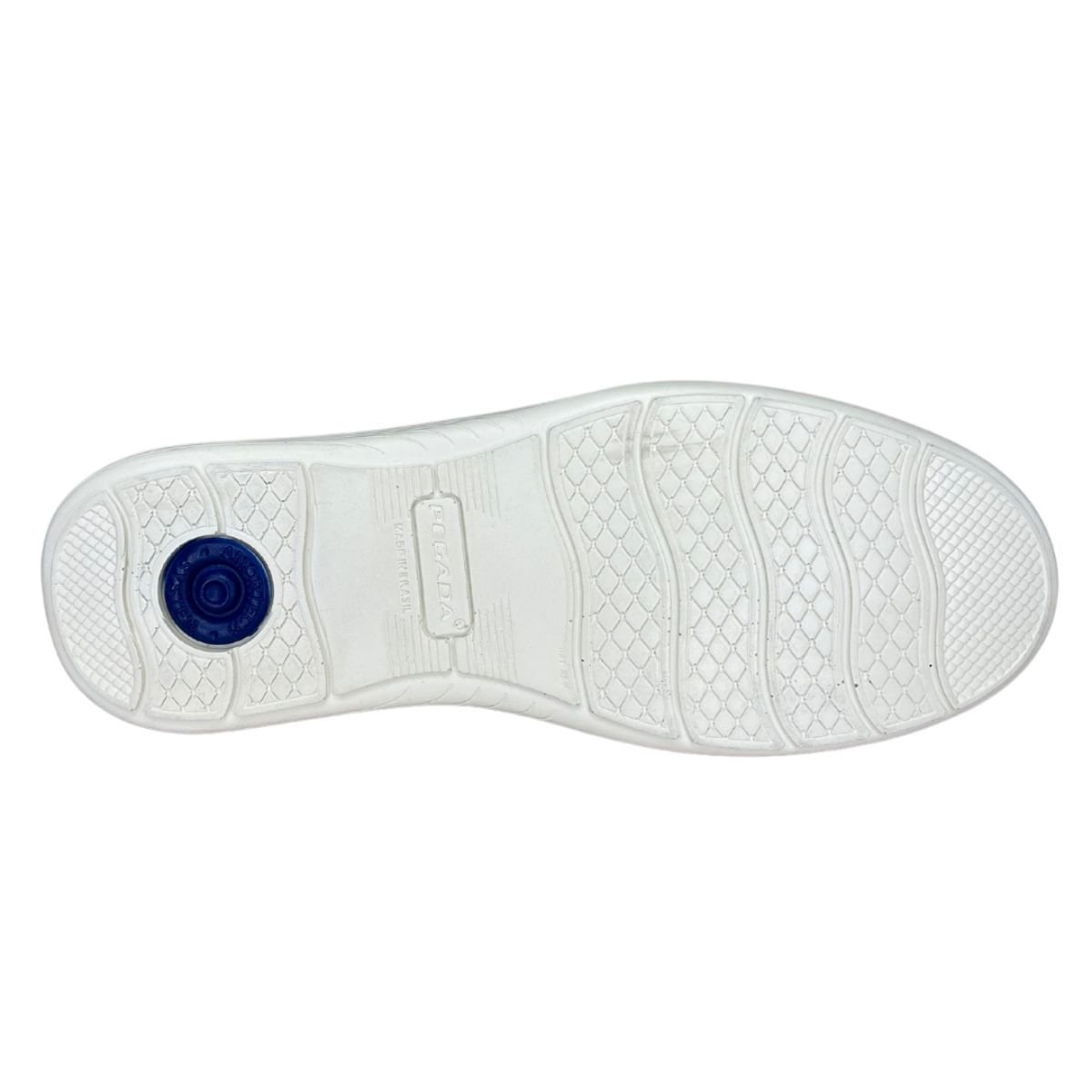 Mocassim Masculino Em Couro Pegada Azul Azul 3