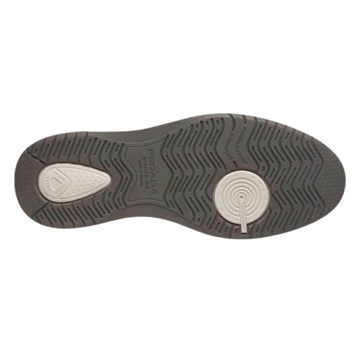 Sapatênis Masculino Em Microfibra Pegada Bege Cinza 5