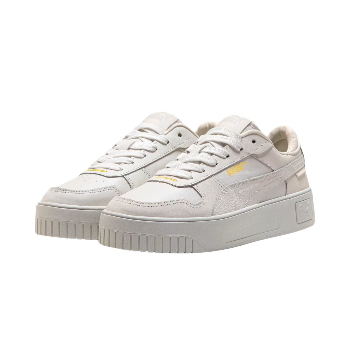 Tênis Casual Feminino Puma Carina Street Bdp Branco Branco 2