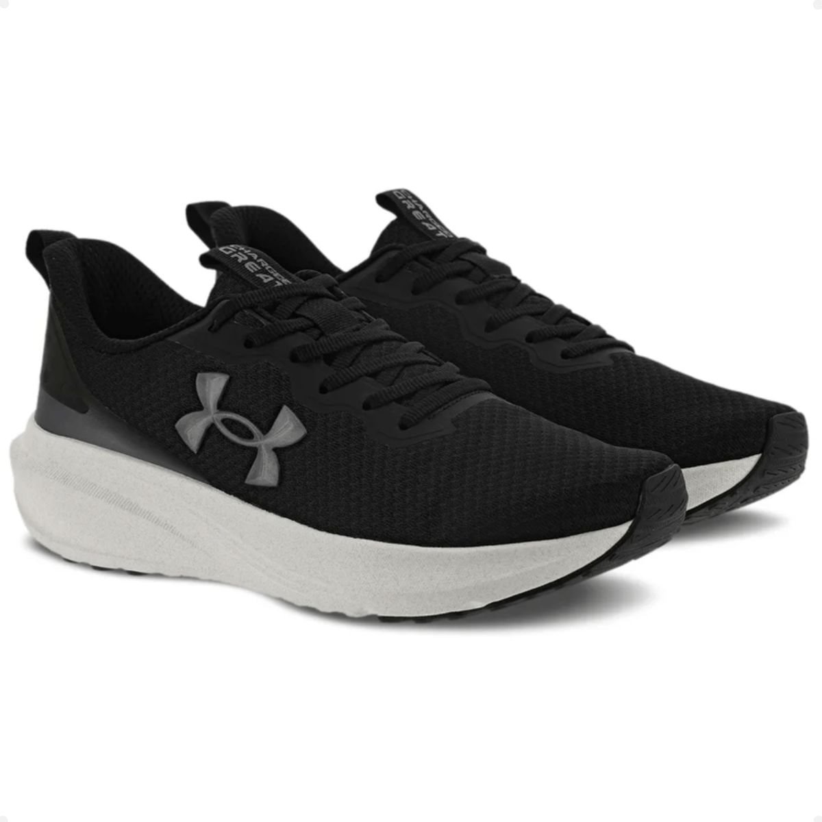 Tênis Running Masculino Under Armour Charged Great Preto Preto 2