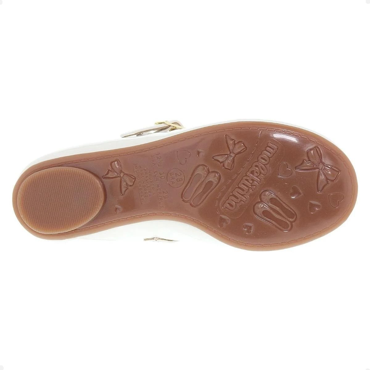 Sapatilha Infantil Boneca Molekinha Branca Branco 4