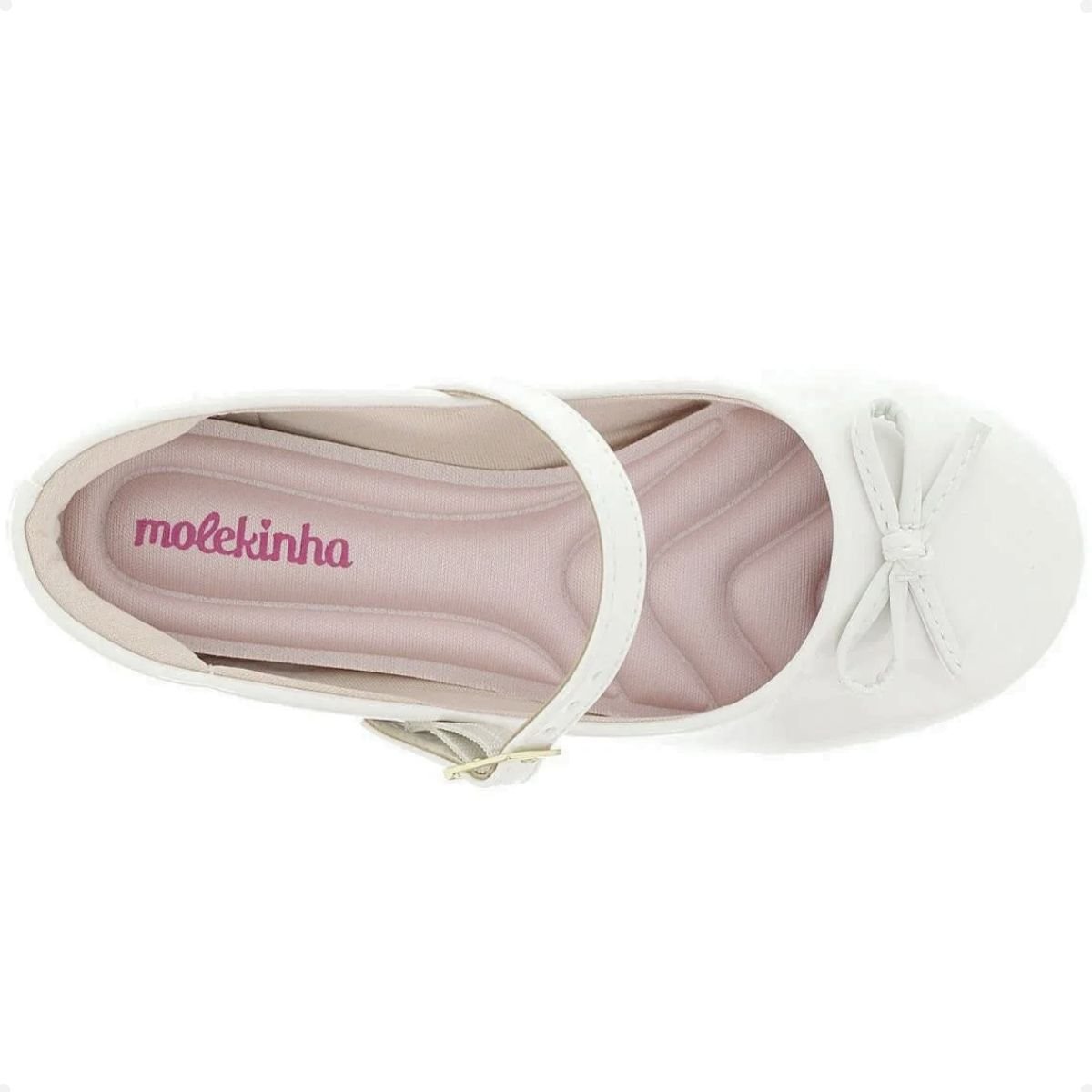 Sapatilha Infantil Boneca Molekinha Branca Branco 5
