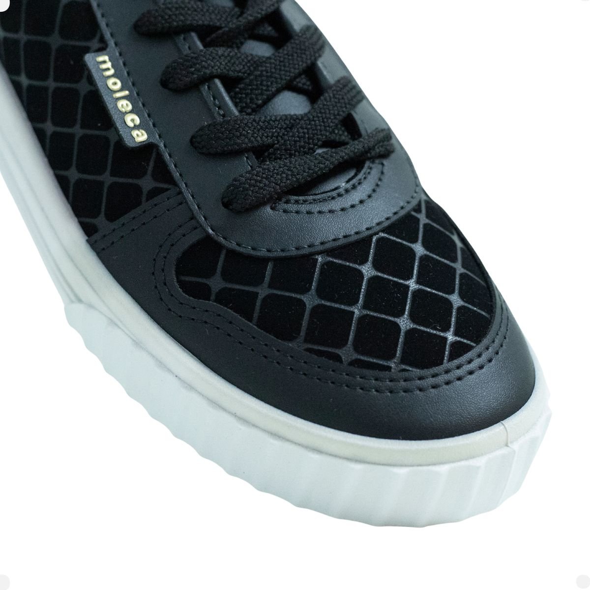 Tenis Moda Fem Moleca 5745.112 Preto 5