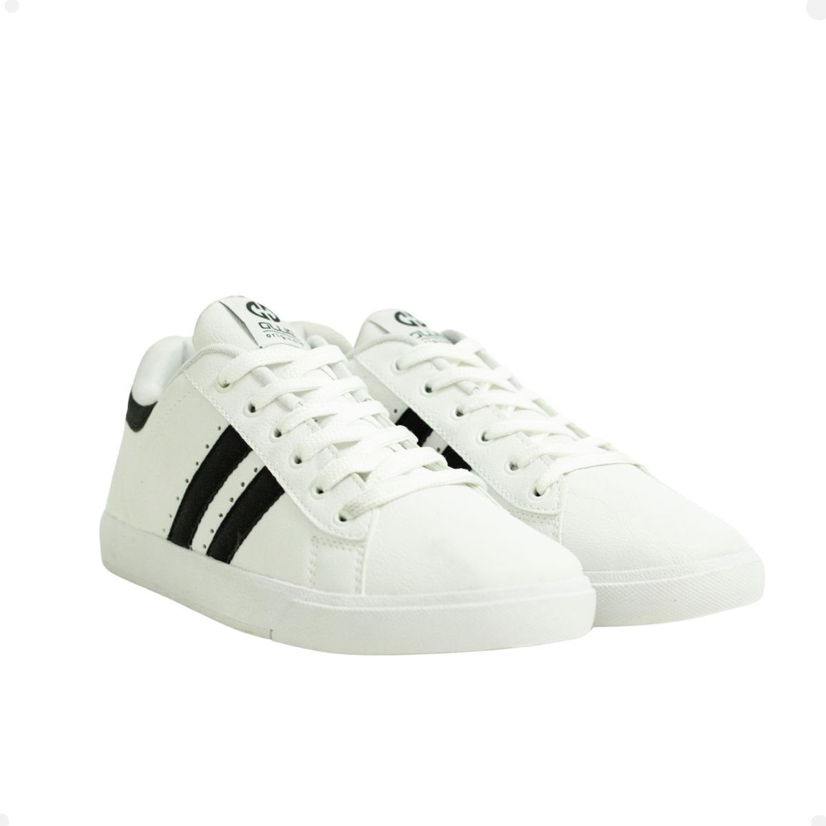 Tênis Masculino Casual Ollie Stan Branco Branco 3