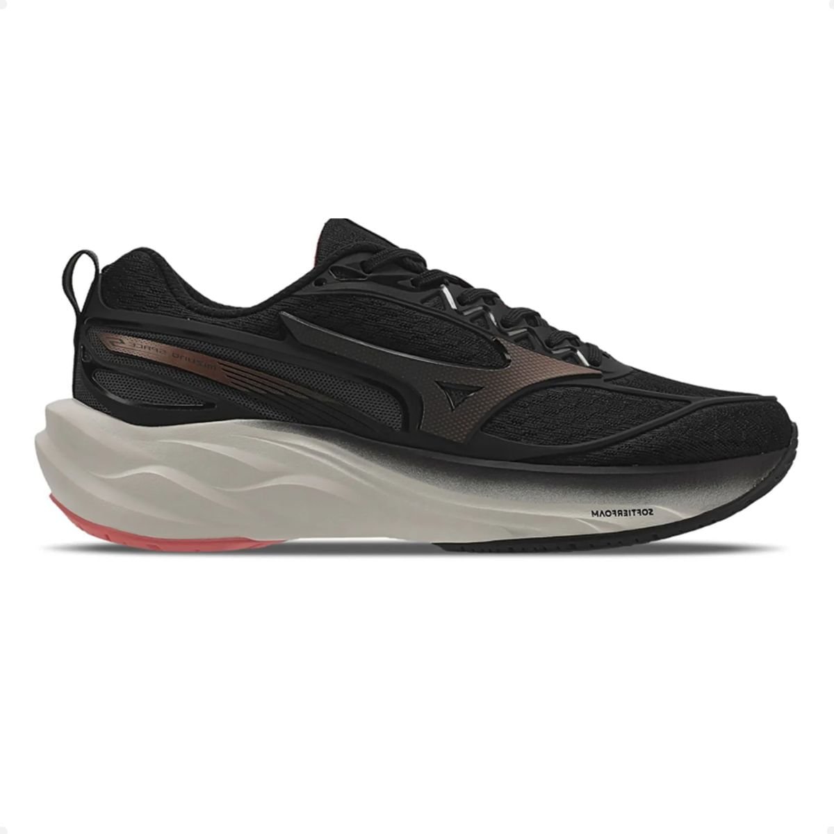 Tênis Running Feminino Mizuno Space 5 Preto Preto 2