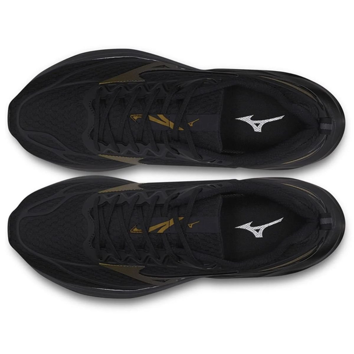 Tênis Running Masculino Mizuno Space 5 Preto Preto 3