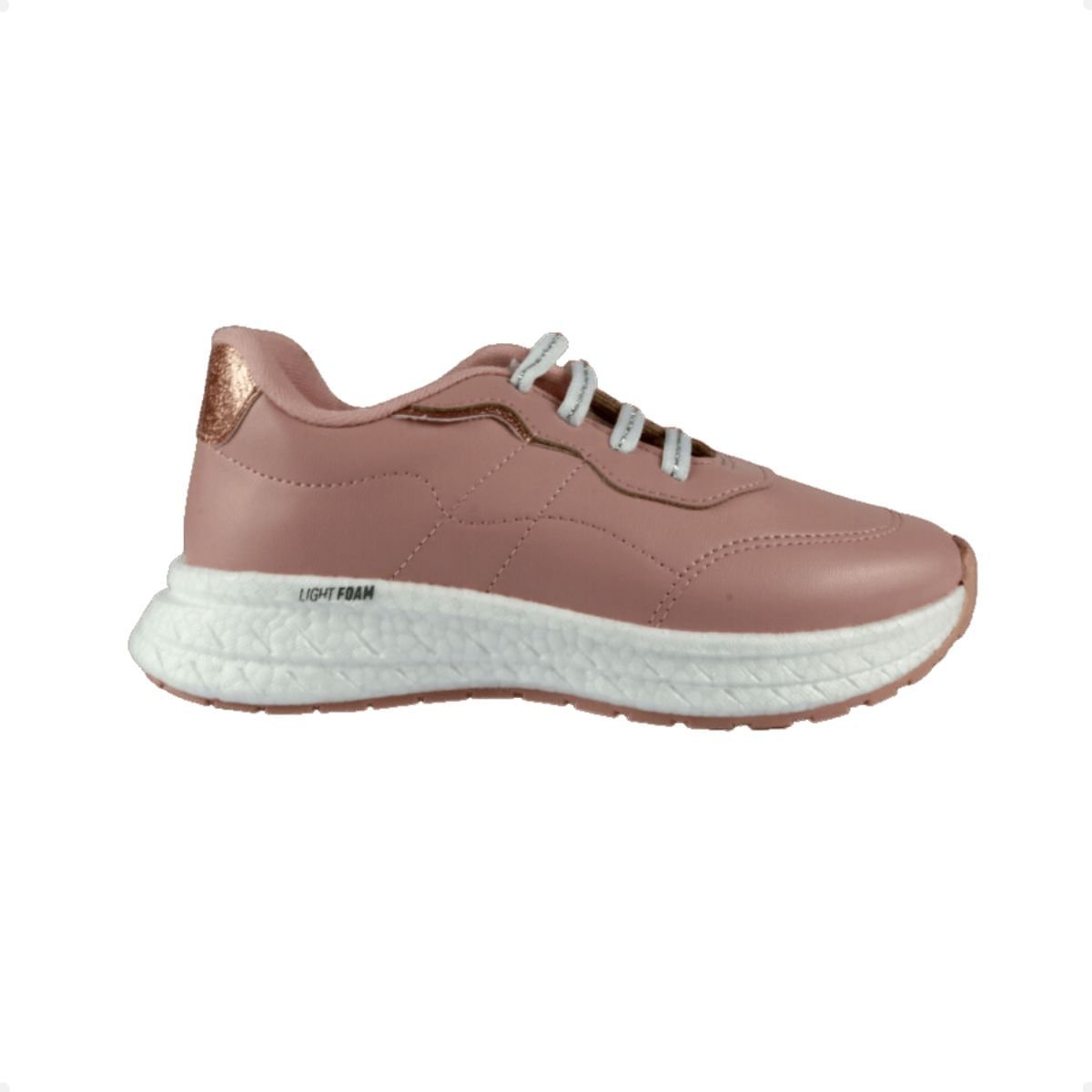 Tênis Running Infantil Molekinha Rosa