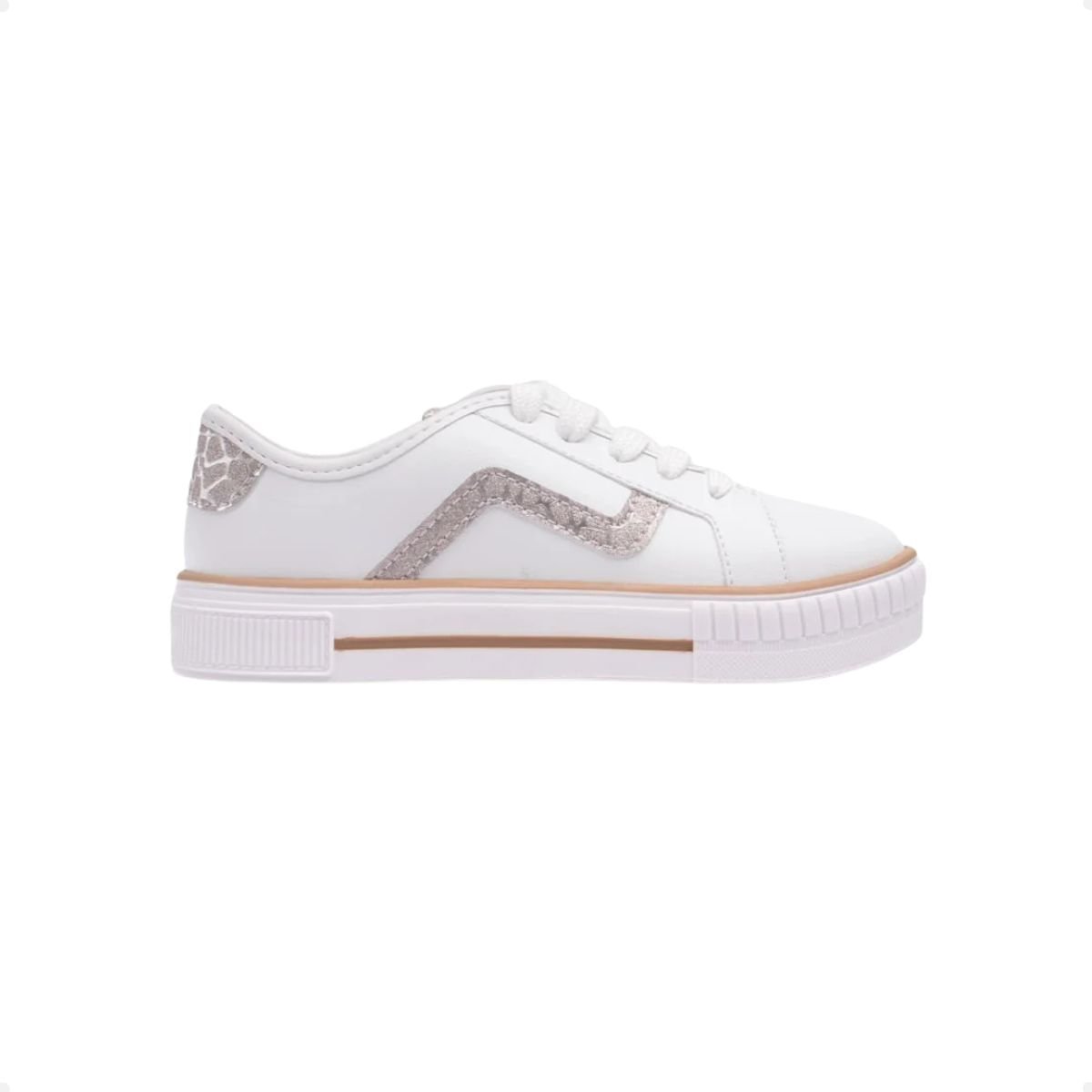 Tênis Casual Infantil Molekinha Branco