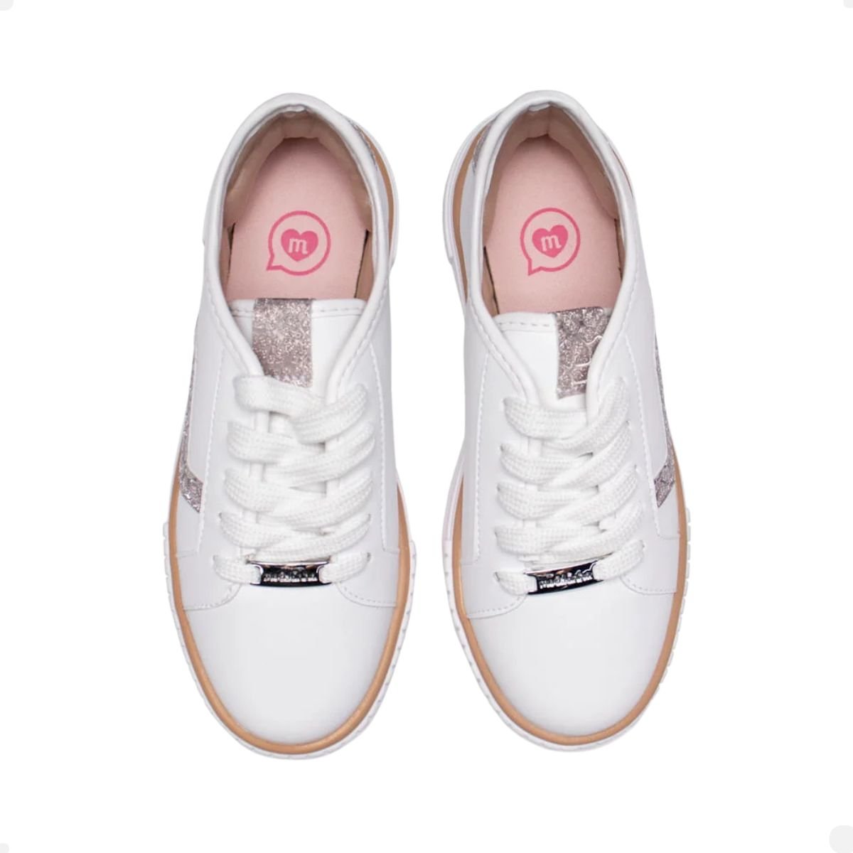 Tênis Casual Infantil Molekinha Branco Branco 2