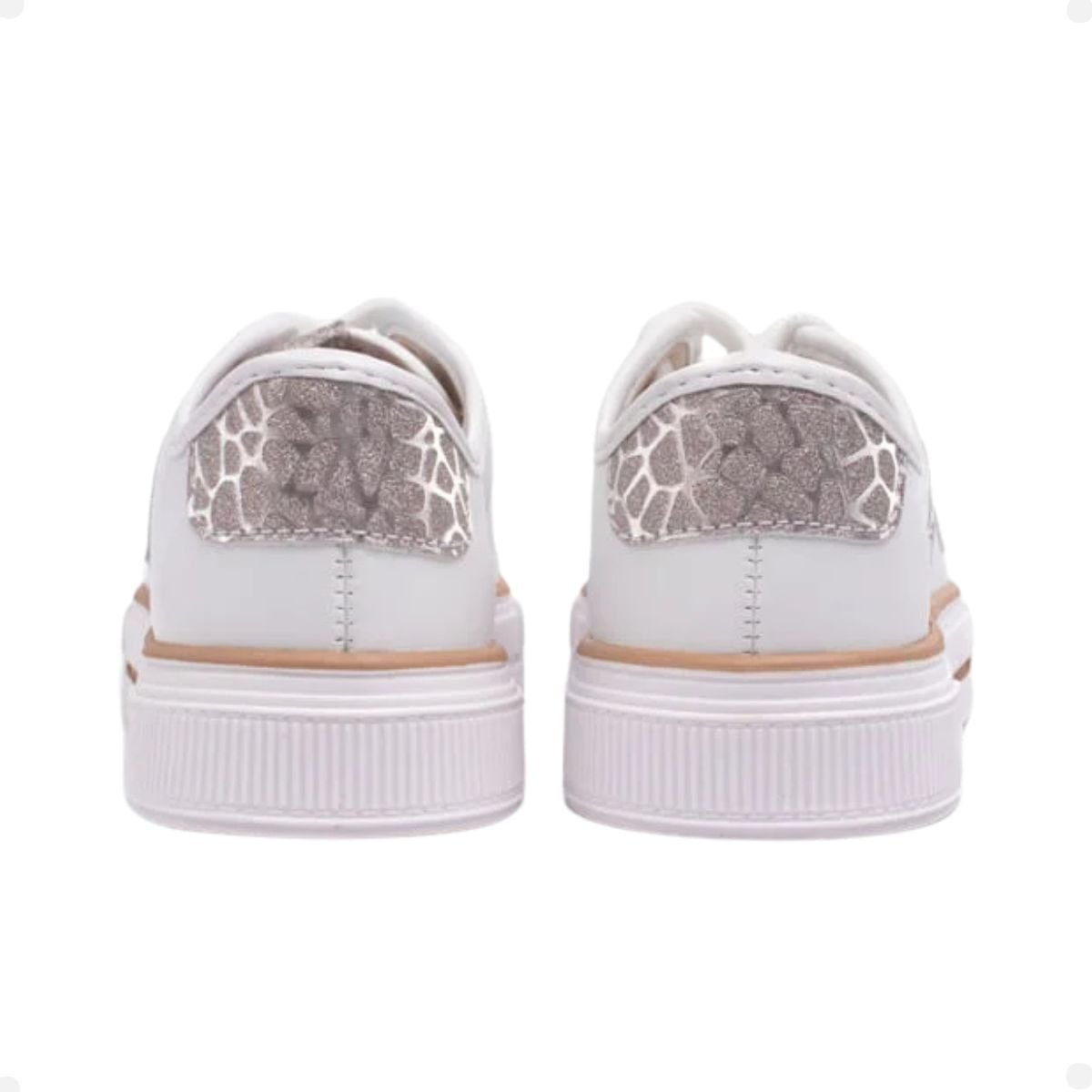 Tênis Casual Infantil Molekinha Branco Branco 4