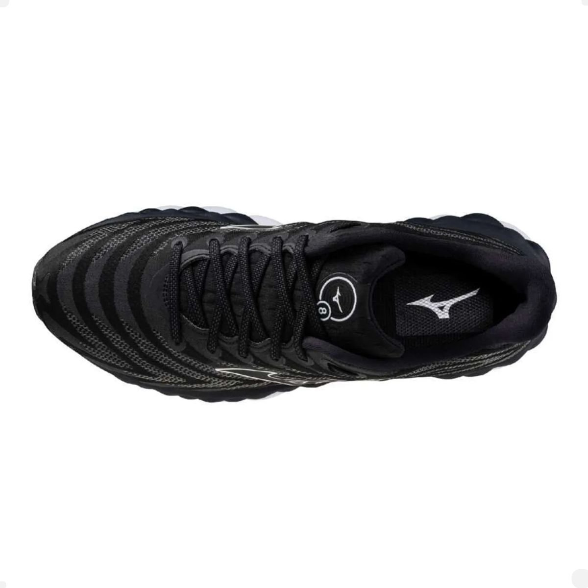 Tênis Running Masculino Mizuno Wave Sky 8 Preto Preto
