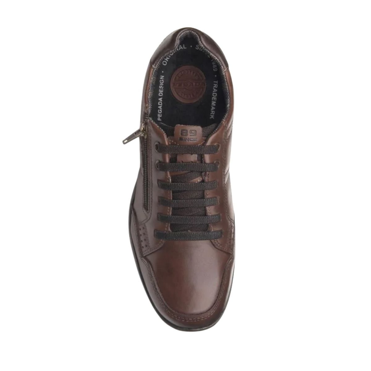 Sapatênis Masculino Pegada Casual Marrom 5