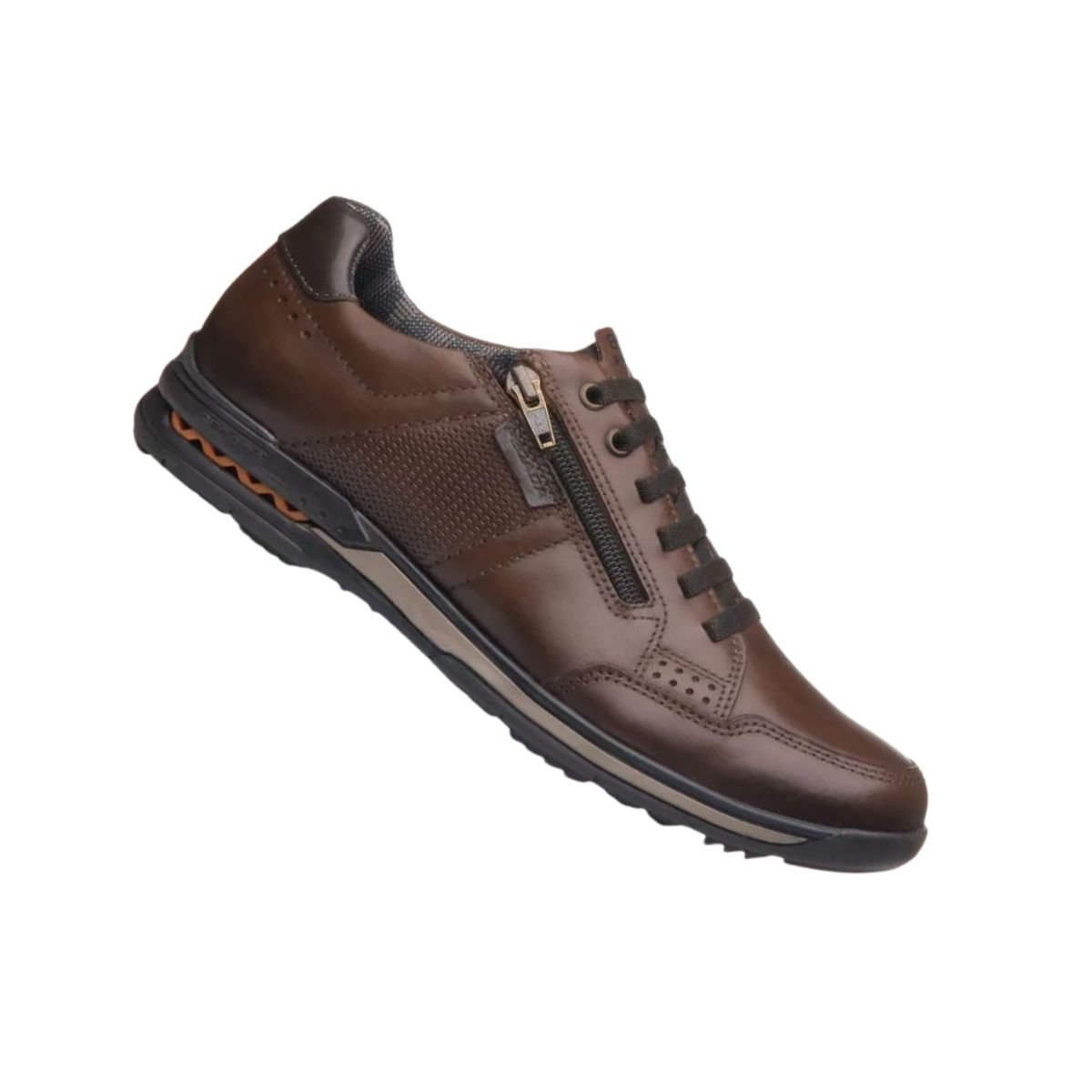 Sapatênis Masculino Pegada Casual Marrom 6