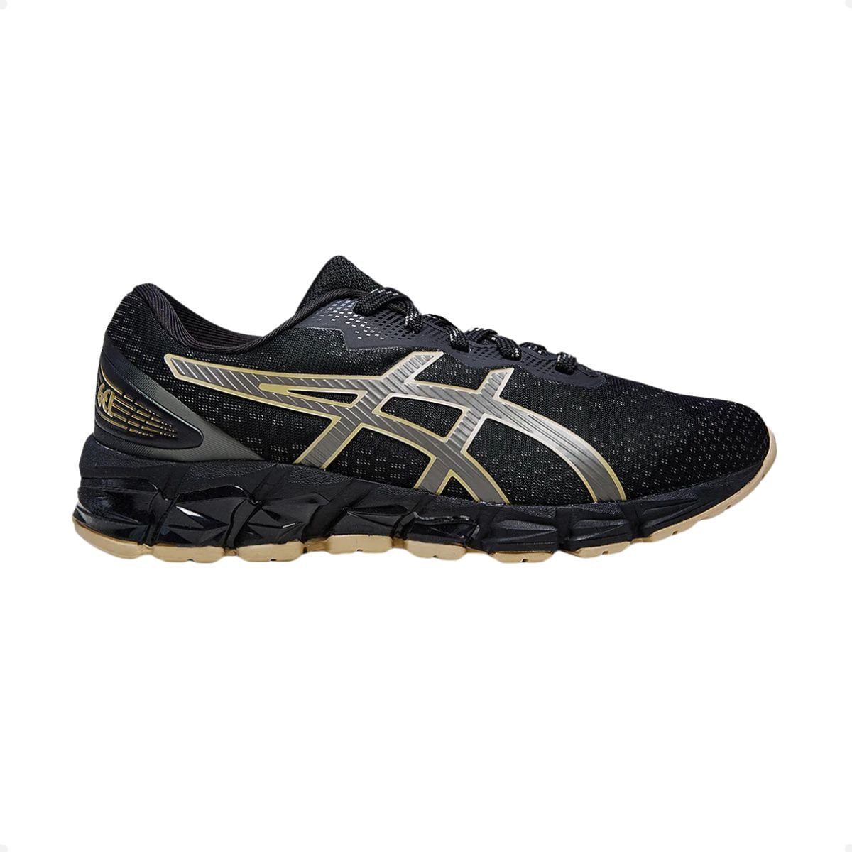 Tênis Running Masculino Asics Gel-Quantum 180 Fly Preto Black/Pure Gold 3