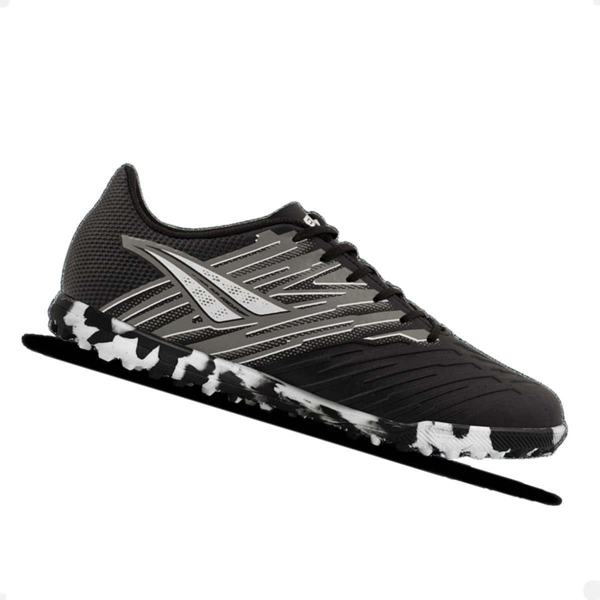 Chuteira Indoor Infantil Penalty Furia Y-4 Preto 2