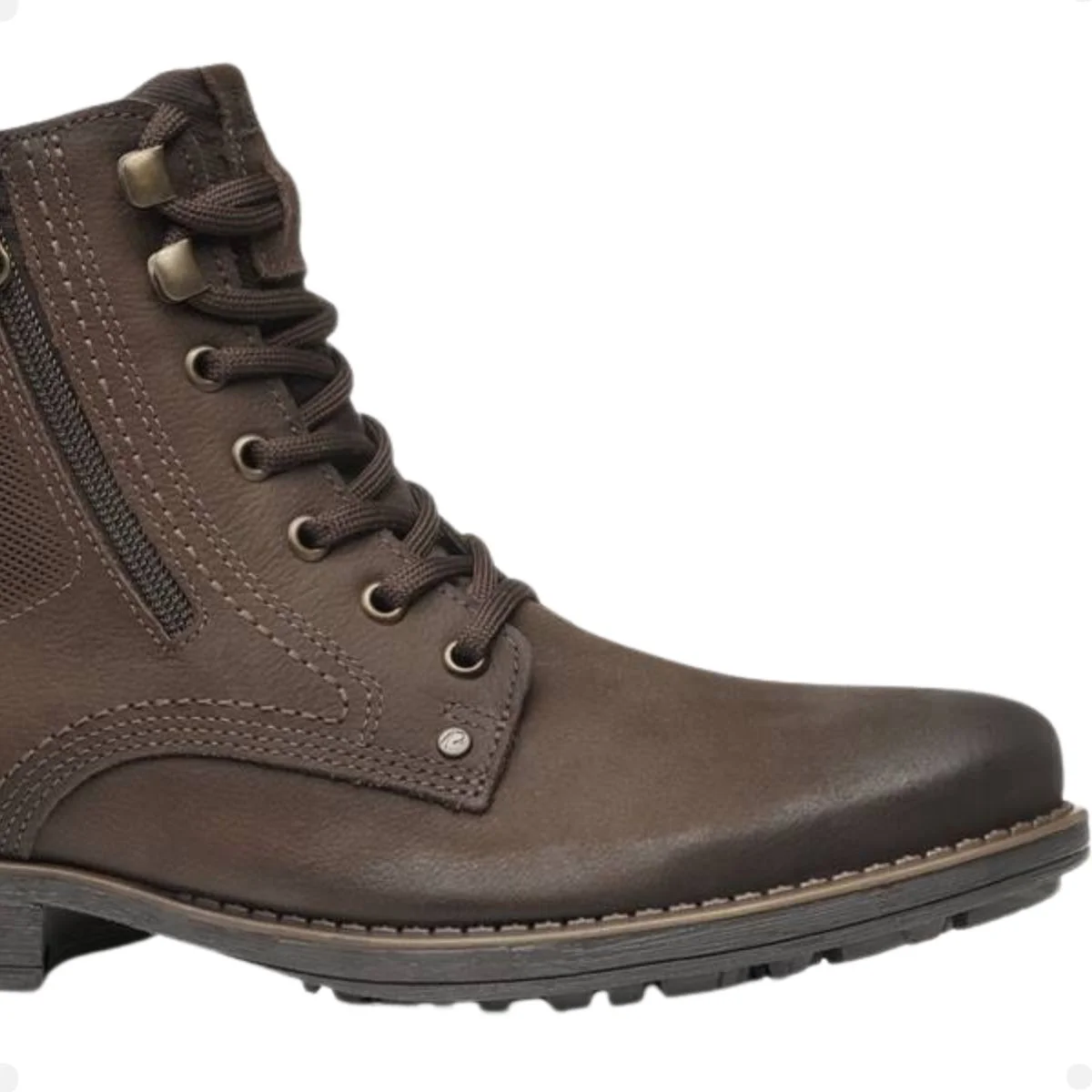 Bota Masculina Coturno Pegada Marrom 4