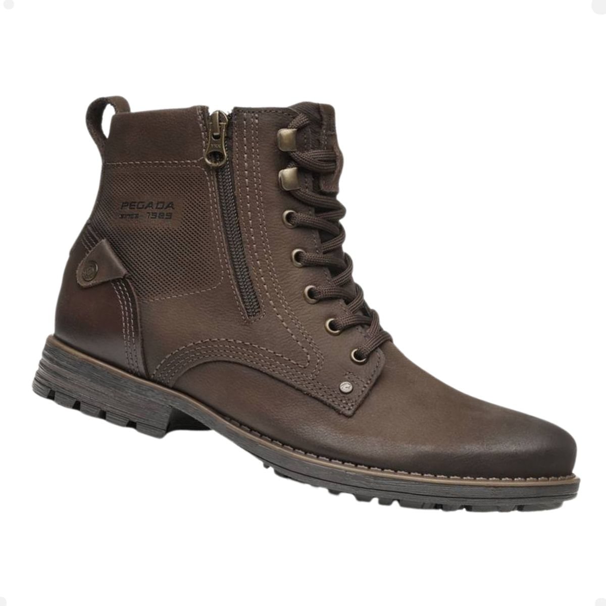 Bota Masculina Coturno Pegada Chocolate 2