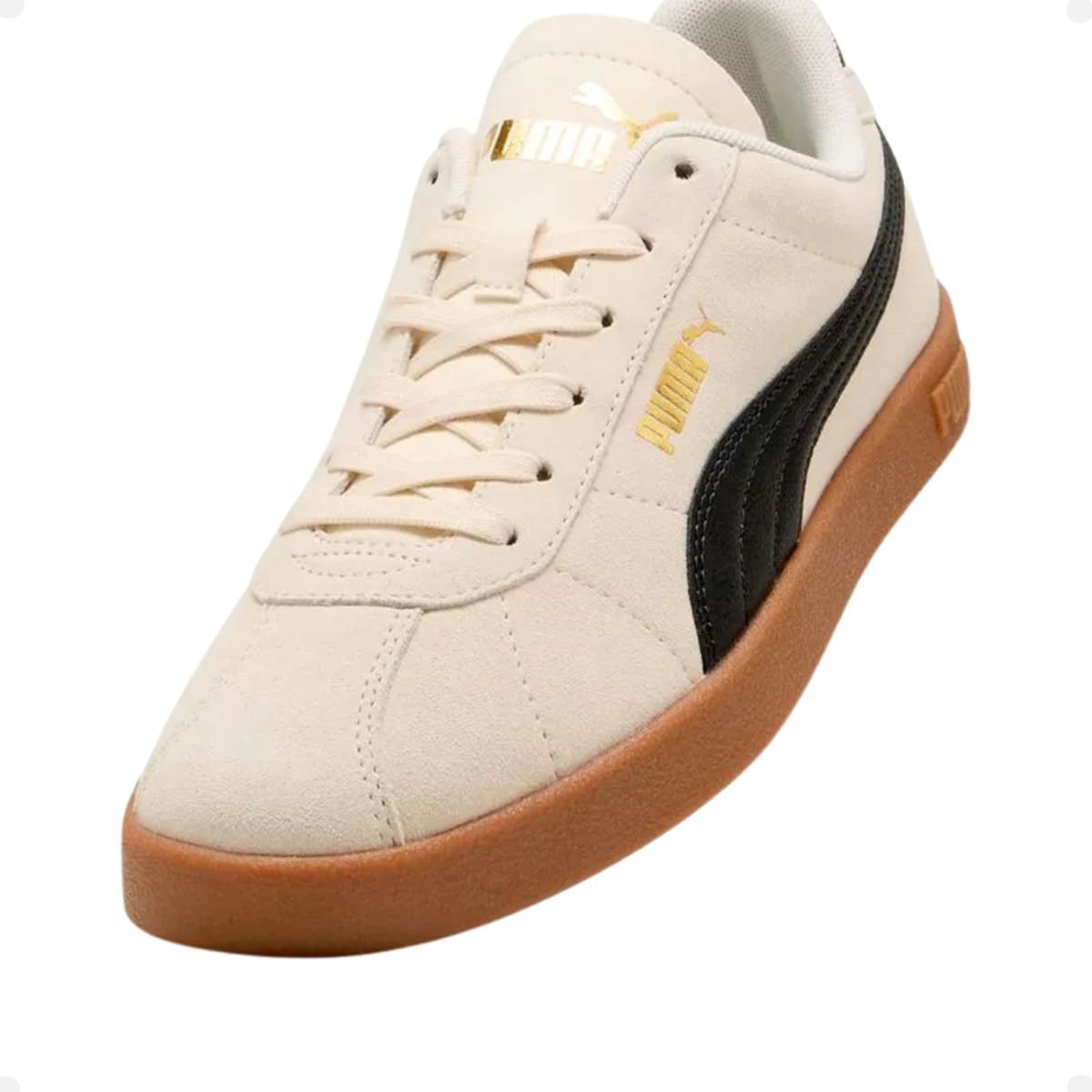 Tênis Casual Masculino Puma Club Ii Bege Branco 5