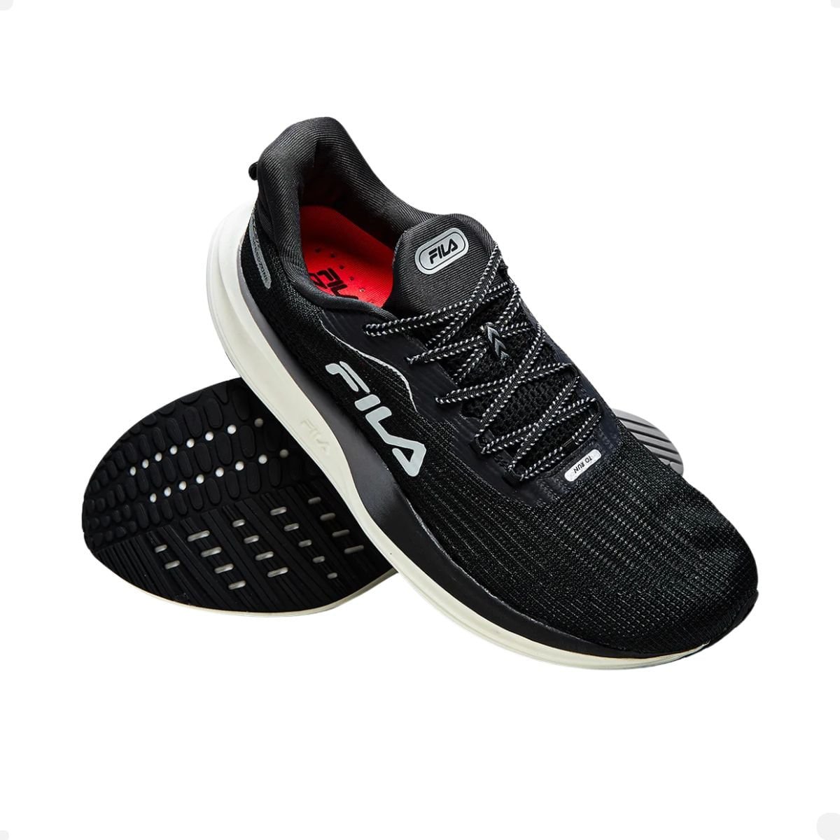 Tênis Running Feminino Fila Racer Speedzone Preto Preto 2